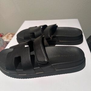 Madden Girl black sandals